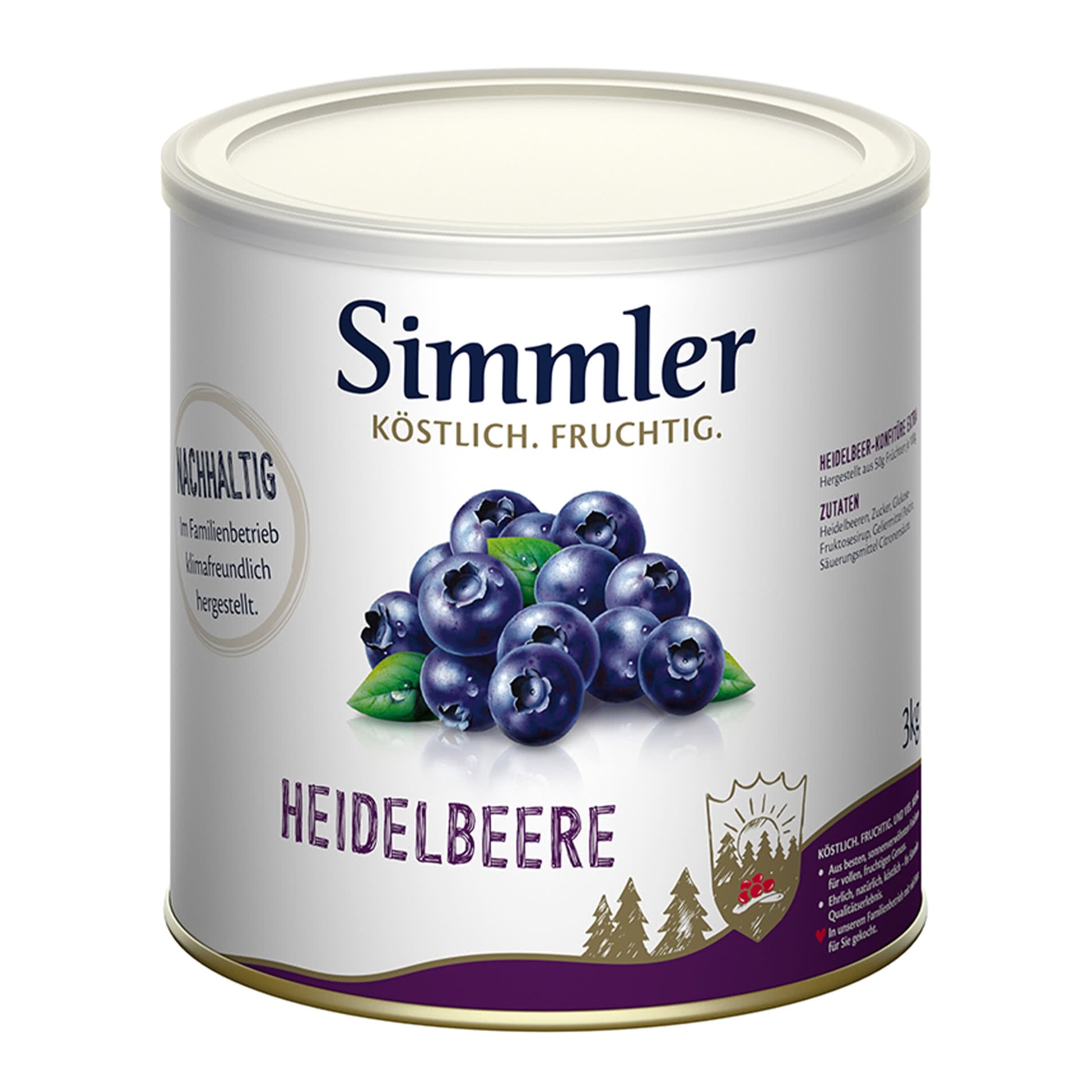 Heidelbeer Marmelade Dose
