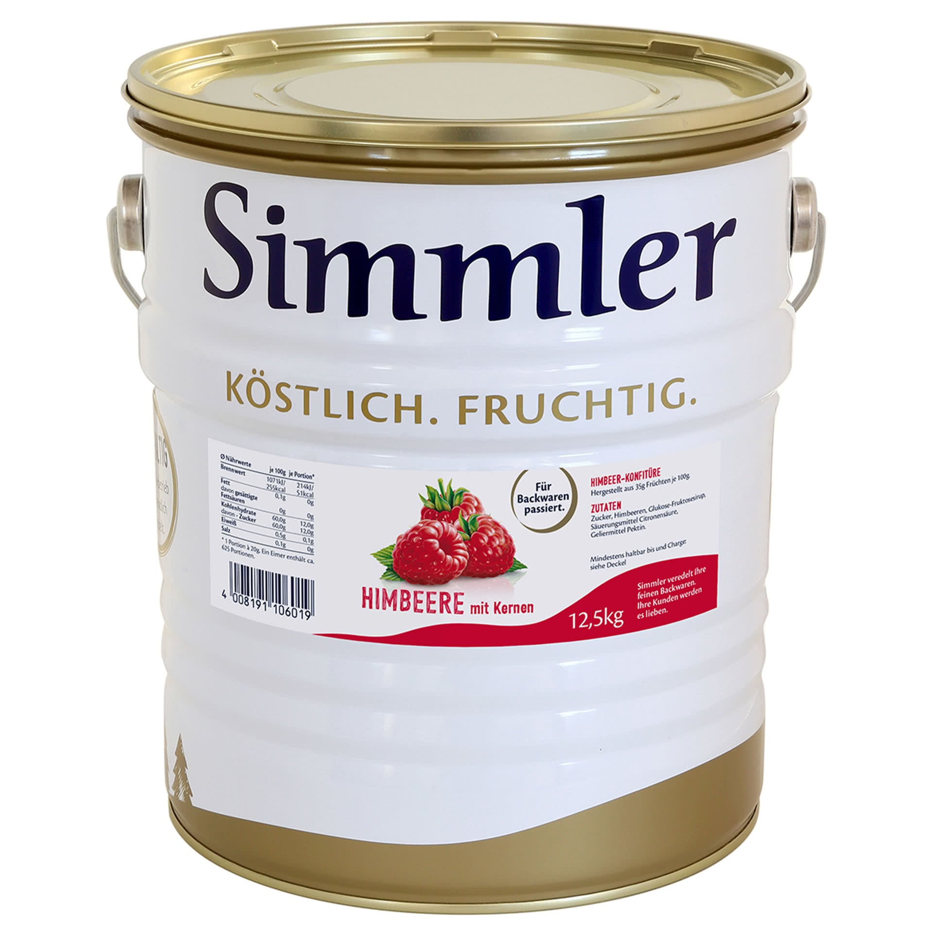 Himbeer Marmelade Eimer