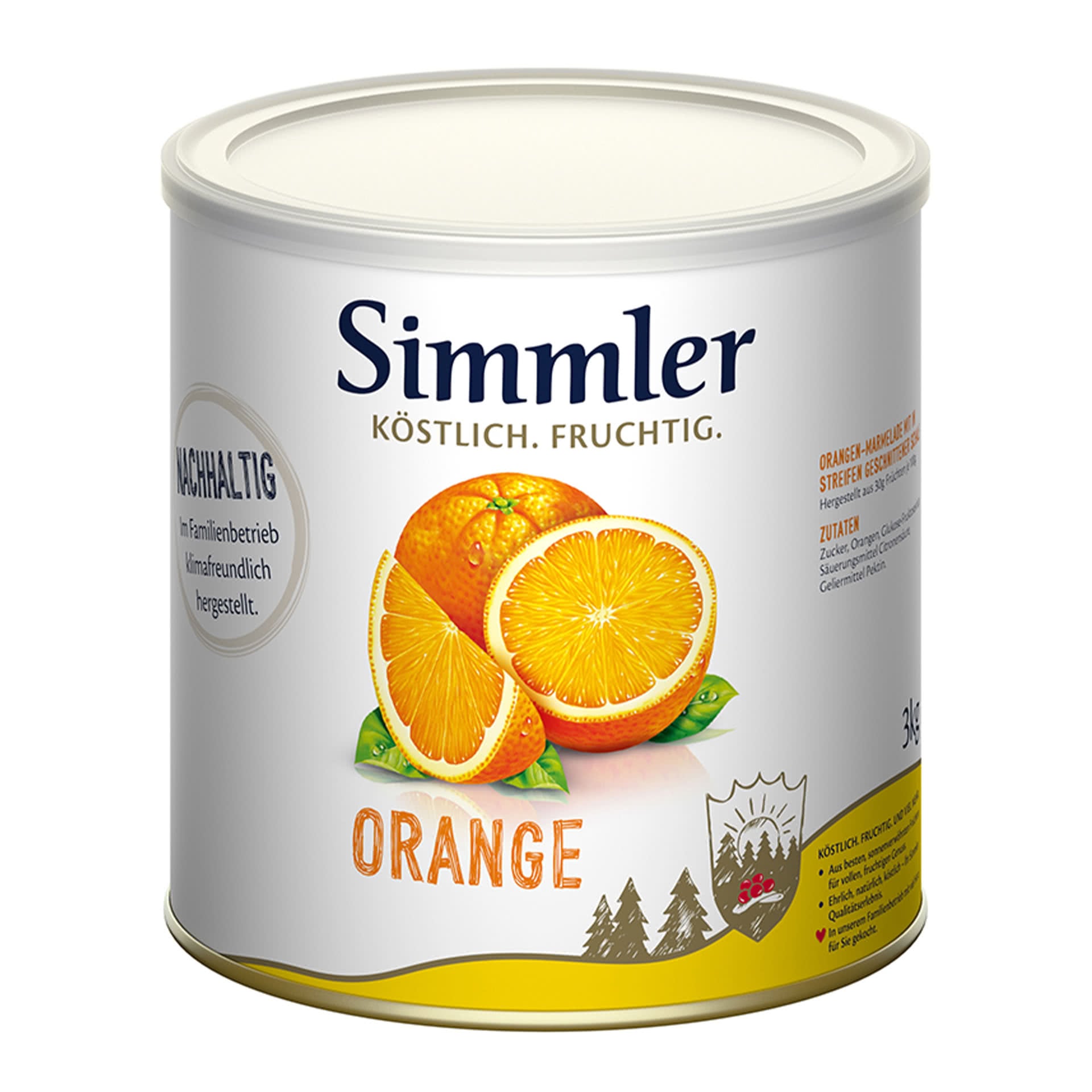 Orangen Marmelade Dose