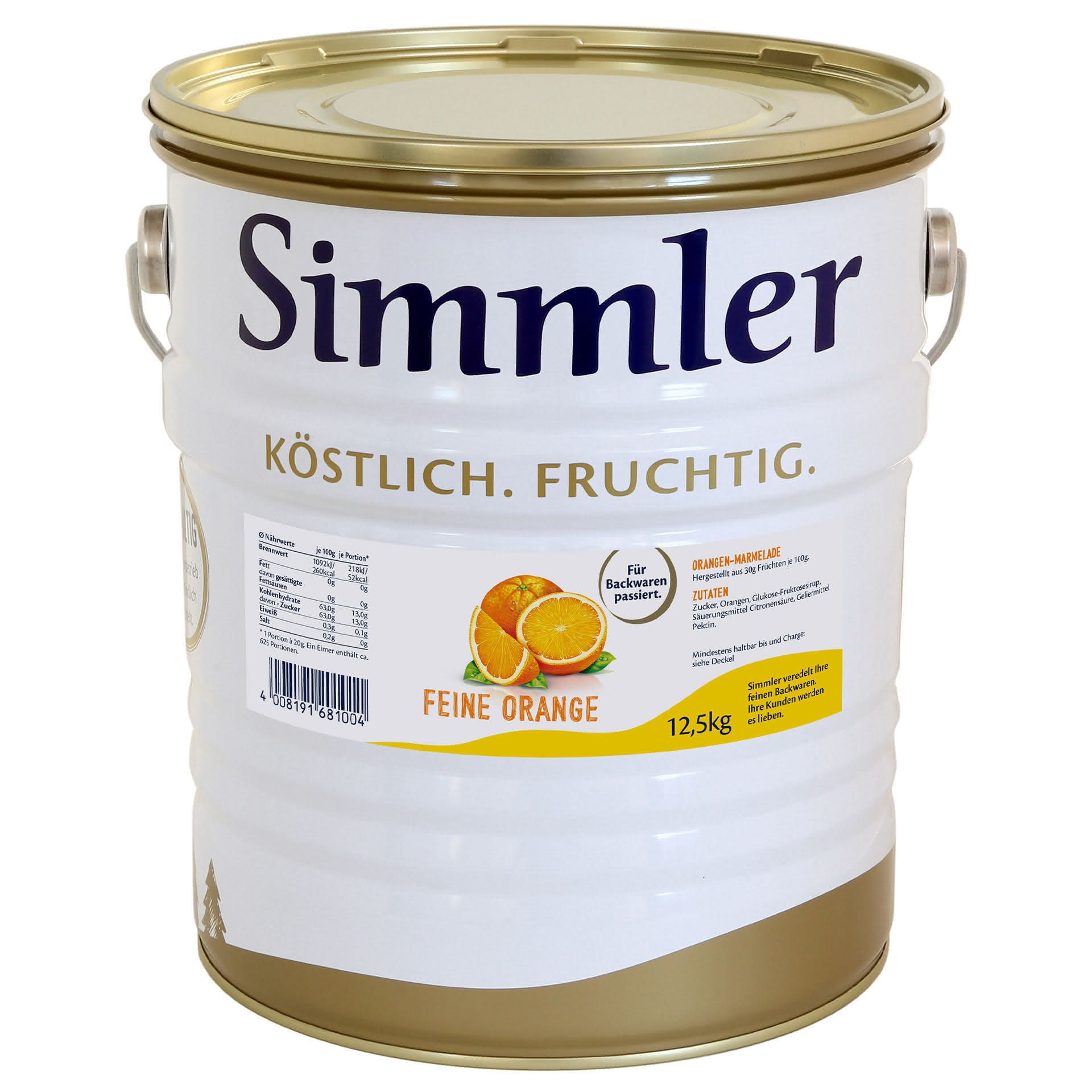 Orangen Marmelade Eimer