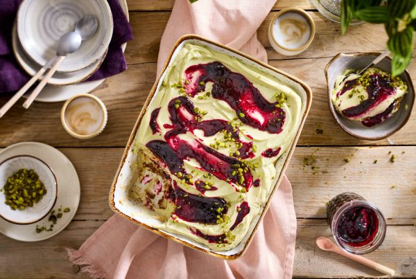 Pistazien-Kirsch-Tiramisu
