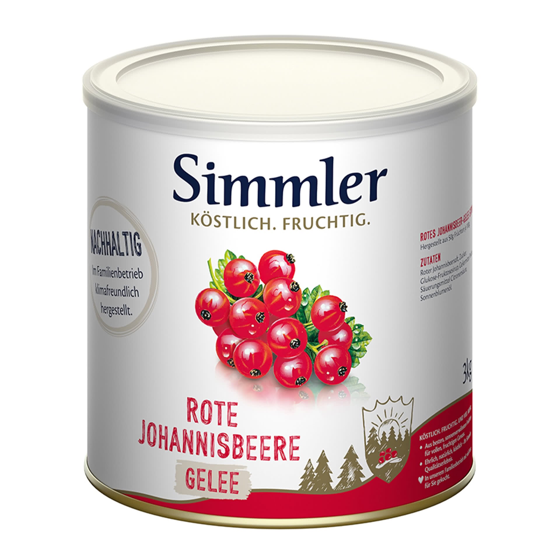 Rote Johannisbeer Gelee Dose