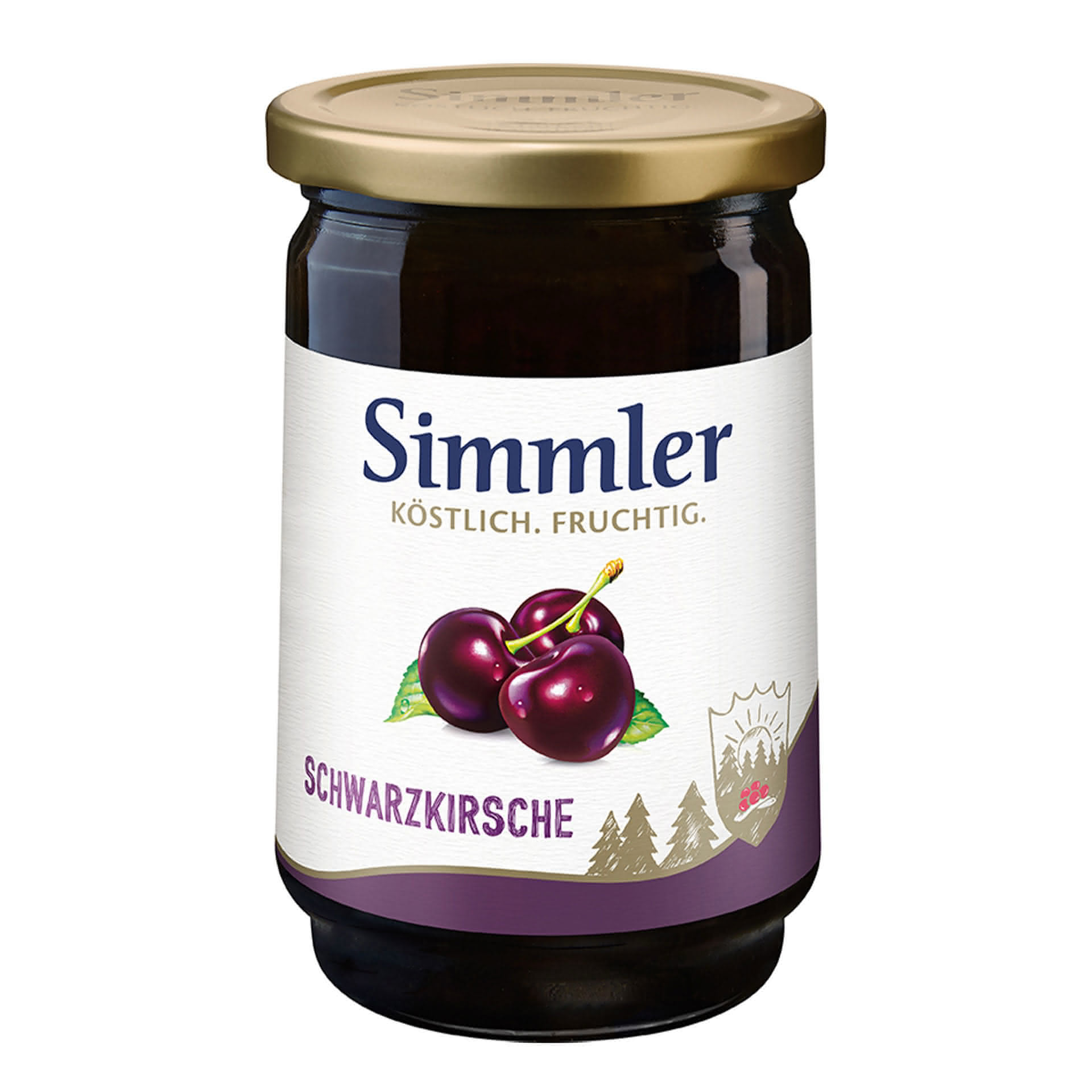 Schwarzkirsch Marmelade groß