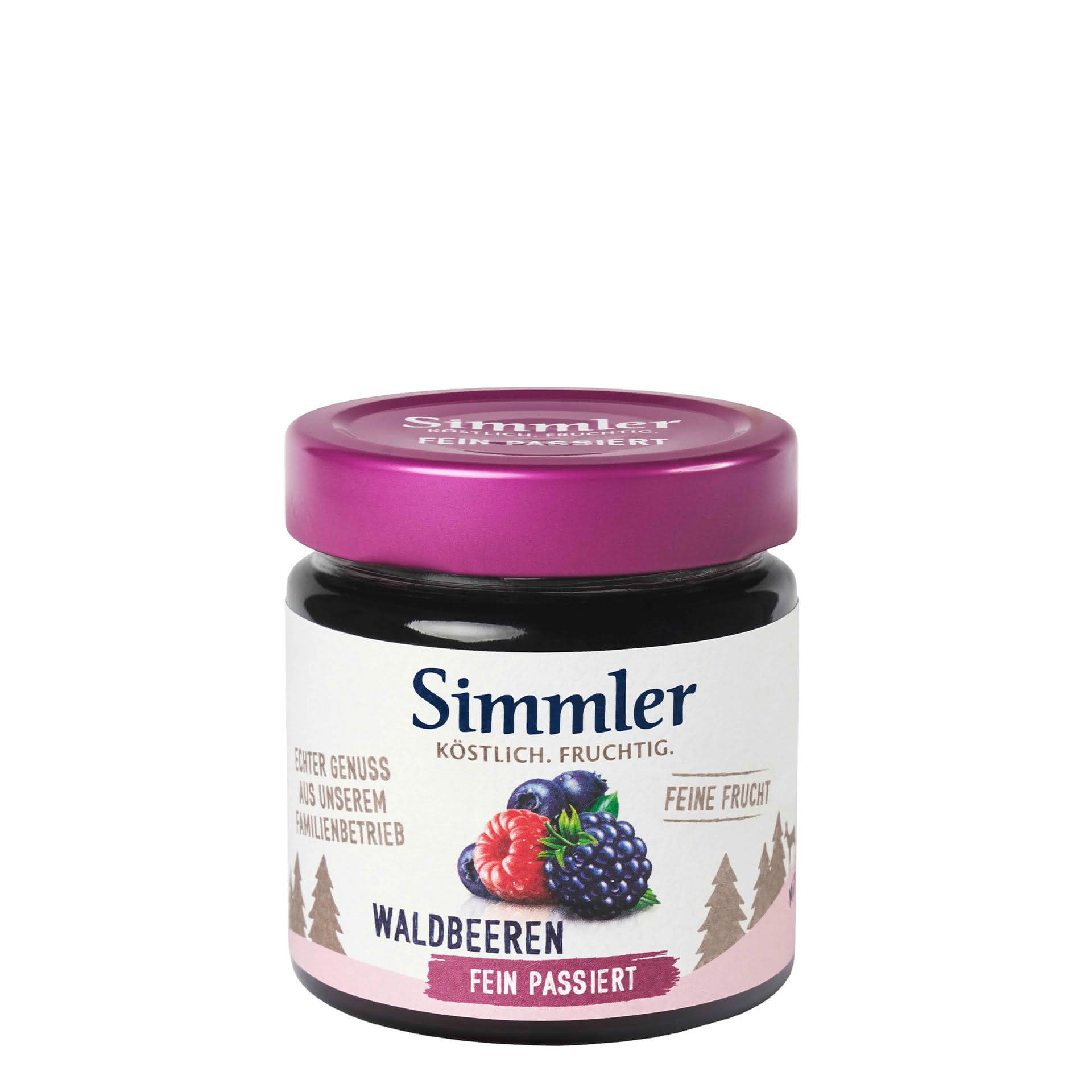 Waldbeer Marmelade ohne Kerne klein Waldbeer Marmelade ohne Kerne klein