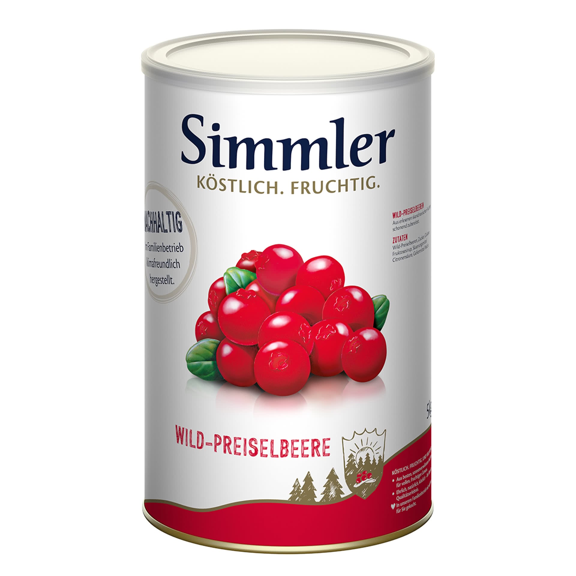 Wild-Preiselbeer Marmelade Dose groß